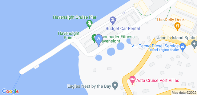 Map to Abounader Fitness Havensight